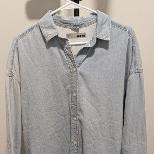 Topshop chambray top